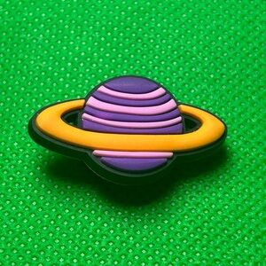 🌼 (5/$10 or 10/$15) NEW “Space is Cool” Fun Croc Shoe Charm Collection Planet